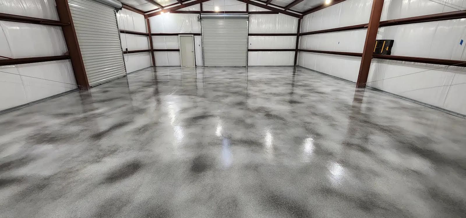 Metallic epoxy barn floor commercial Tennessee